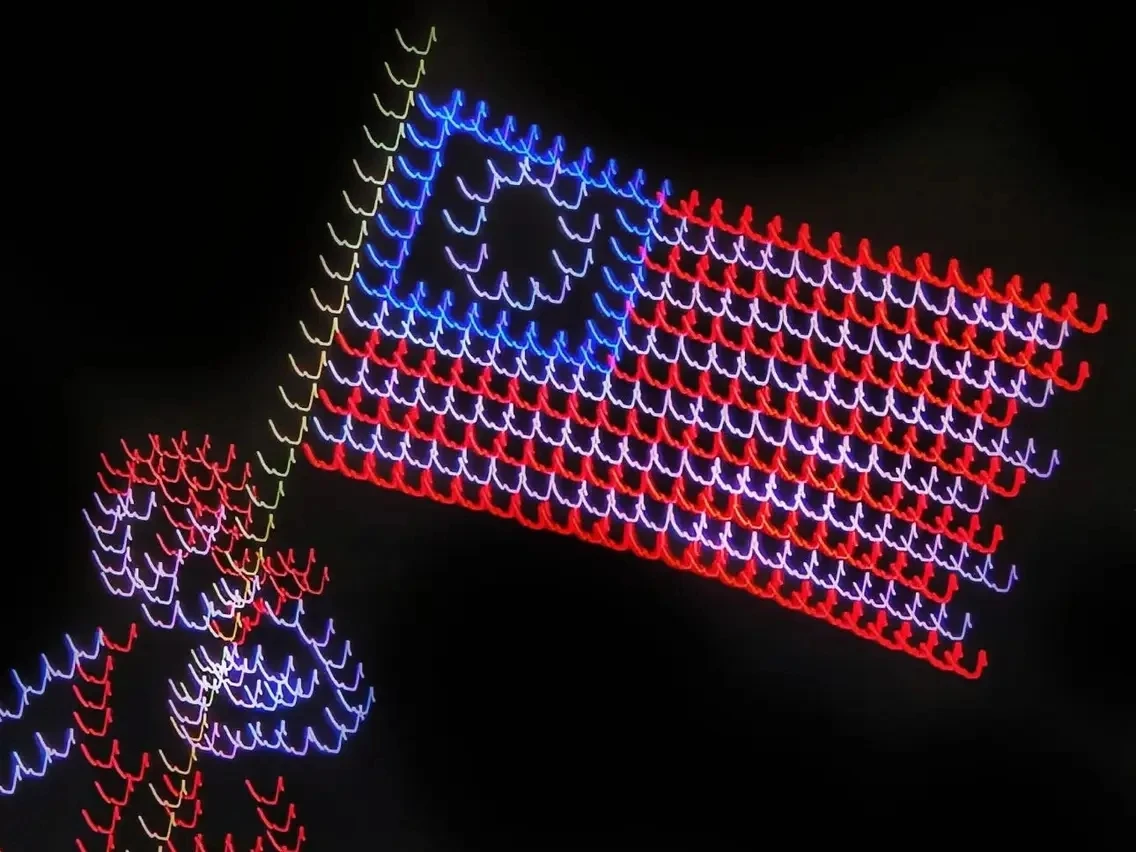 Mini Swarm Drone Show Light System Kit 100 500 Drones For Light Show