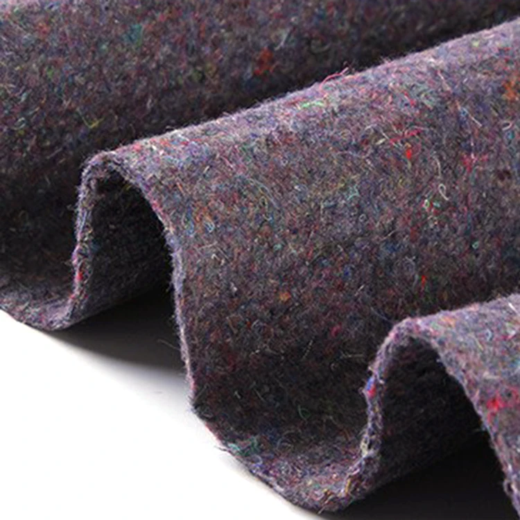 最优质的涤polyester 棉混合回收无纺布毡垫