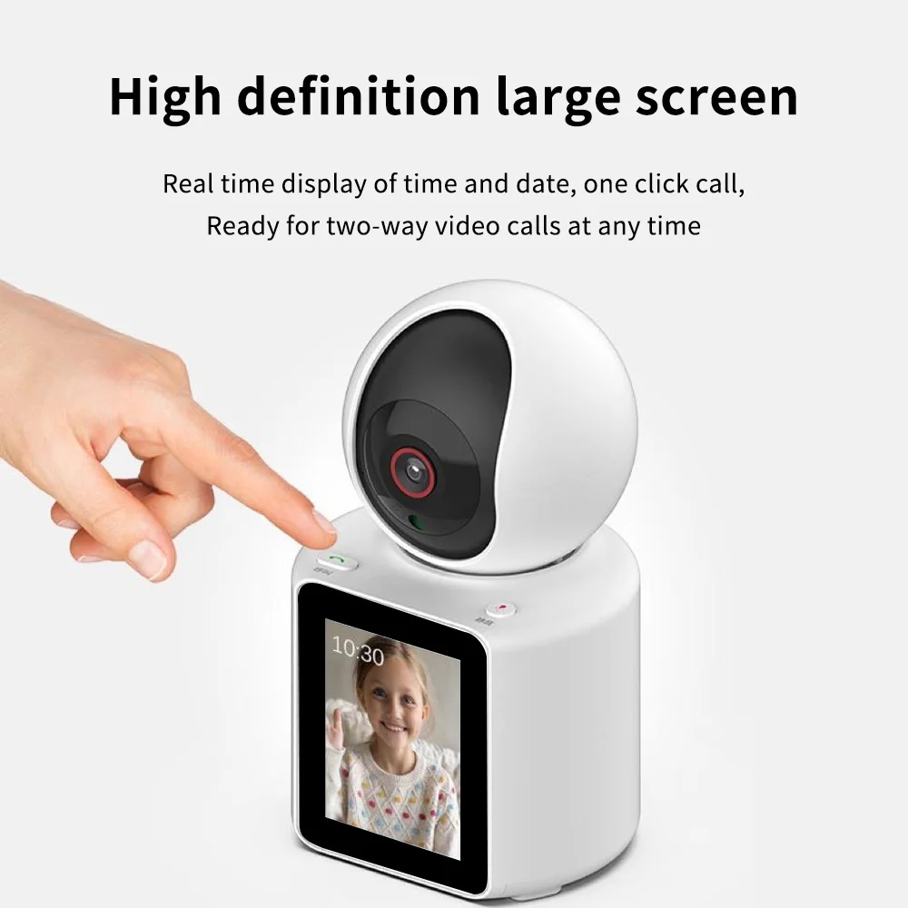 Rehent Wifi 2.4 Inch Ips Screen Fhd 1080P Hd Motion Detection Night Vision Pzt Two-Way Video Call Camera For Children Safety 9