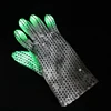 Glow in the dark Sequins led Gloves Flashing Finger Light LED Gloves