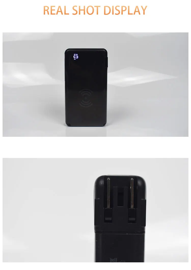 Power Bank 10000mAh Wireless Charger fast Charge power bank USB for iphone X For samsung S8 5V/2.1A Portable - ANKUX.COM
