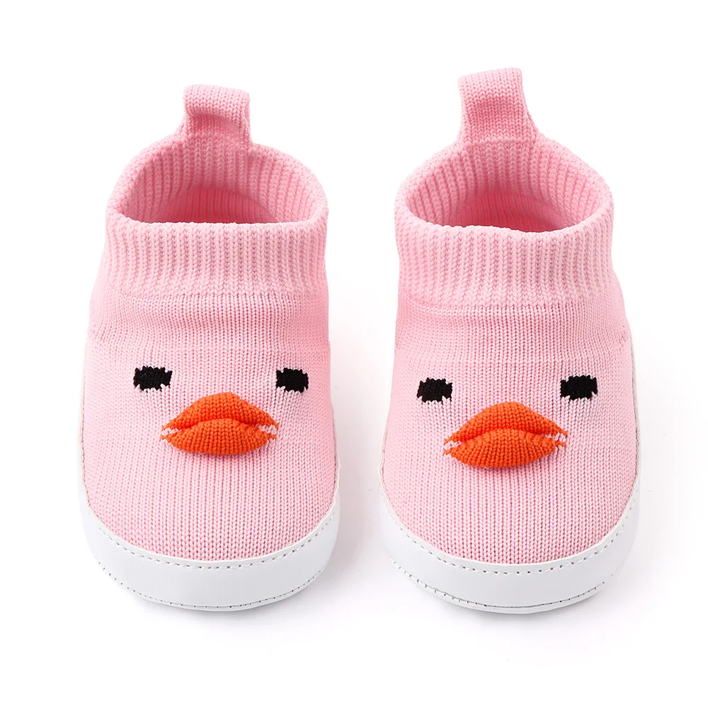 Baby Toddler First Walking Sock Shoes for Girls Boys Soft Sole Non Slip Cotton Mesh Slip-on Sneakers supplier