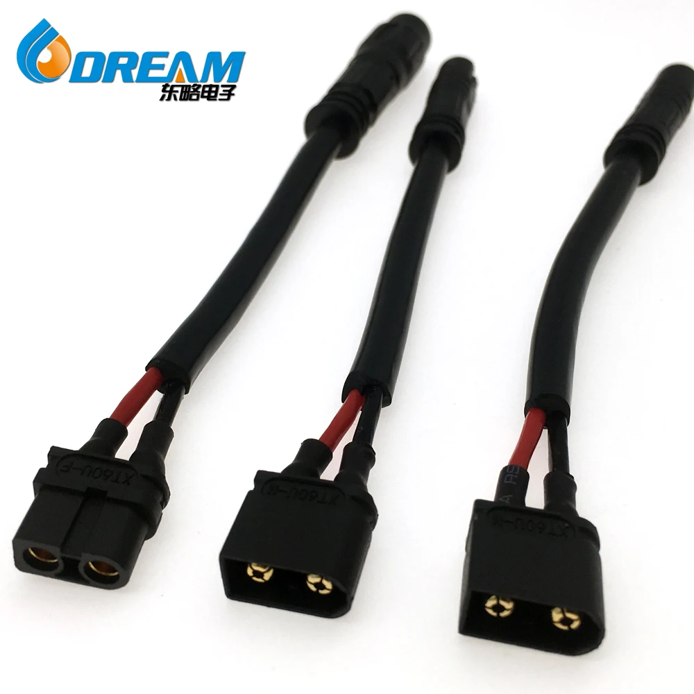 Xt60 Connectors Ebike Connector 2 Pin Yellow Waterproof Battery