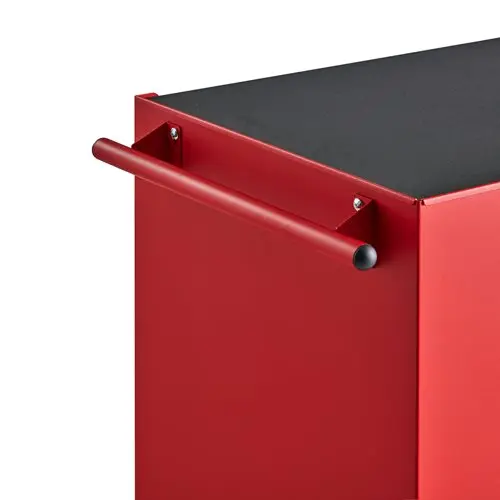 2Pcs Portable Top Chest Rolling Organizer Sliding Drawers Cabinet Keyed Locking System Tool Storage Box details
