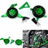 Motorcycle Engine Case Slider Cover Protectors For KAWASAKI NINJA300R NINA250R Z300 Z250 Engine Covers Protectors