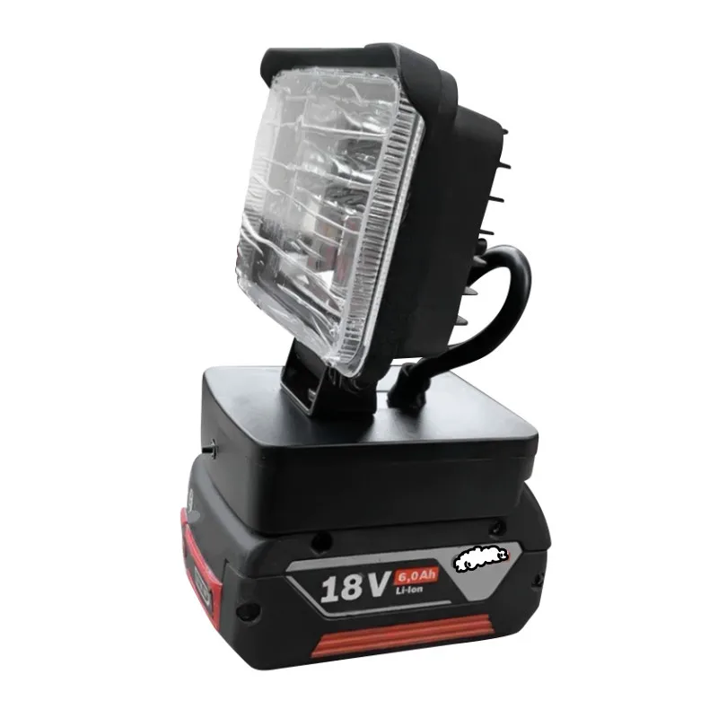 Max 1x Professional LED Worklight for Bosch 18V/20V Slider Tools Li-ion Battery 