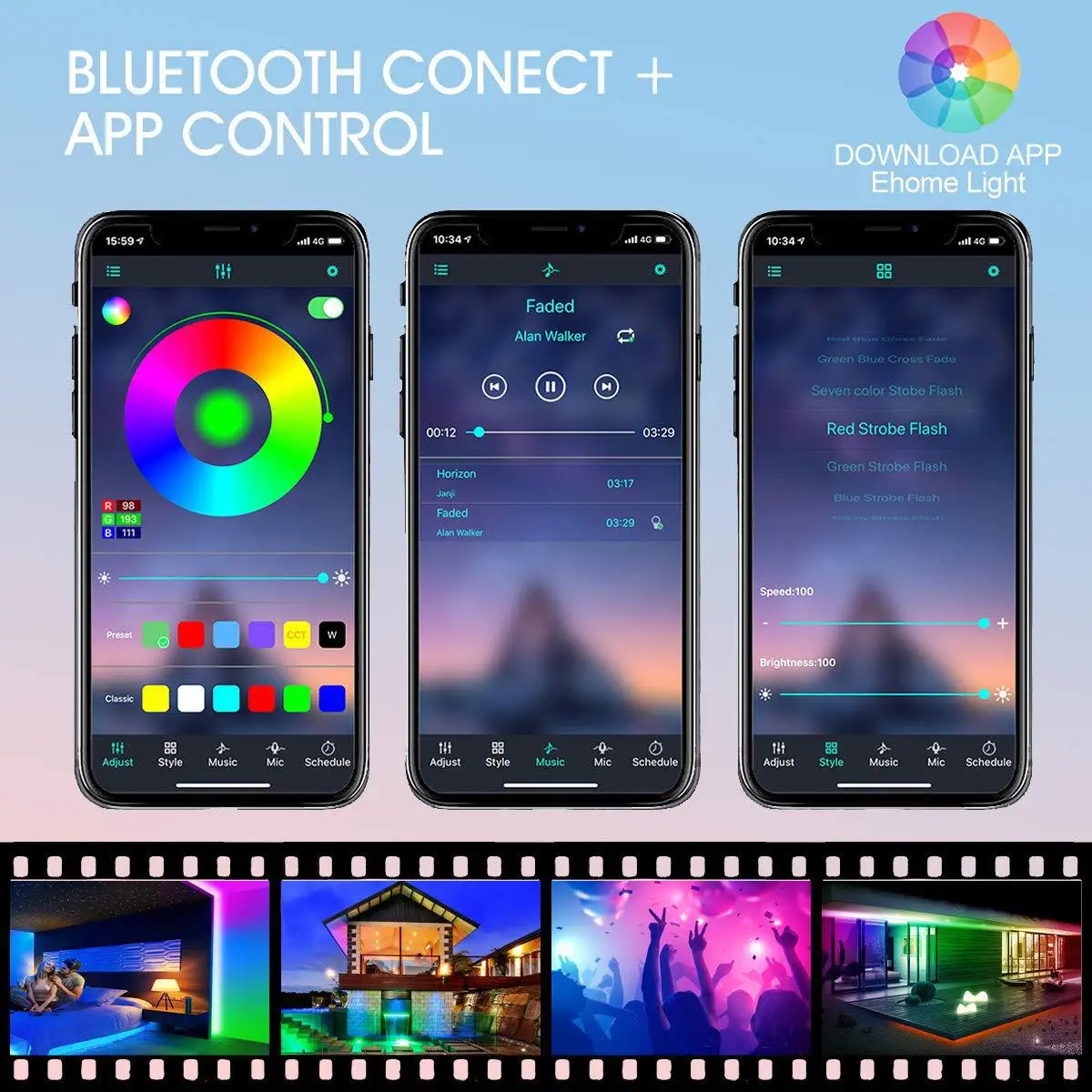China Supplier LED Remote Wifi Control 2.4g zigbee Rgb Cct Led Controller Kit For Rgbcct waterproof Led Strip Lights - ANKUX.COM