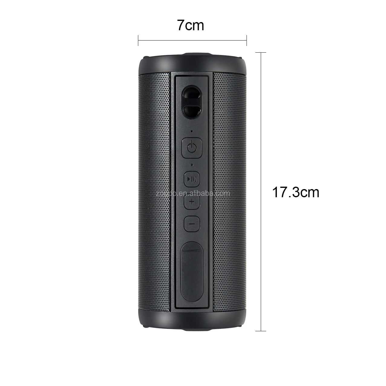 ZOODO Metal 10W Hi-fi Handsfree Bluetooth Speaker High End Stereo Wireless Bluetooh Speaker - ANKUX.COM