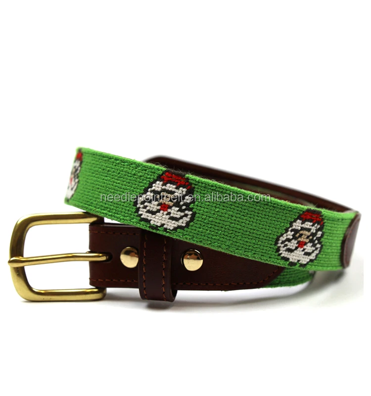 custom santa belt