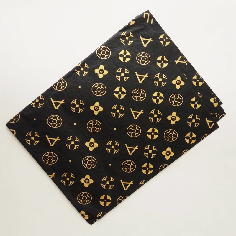 

Black Printed Wrapping Tissue Paper,500 Pieces