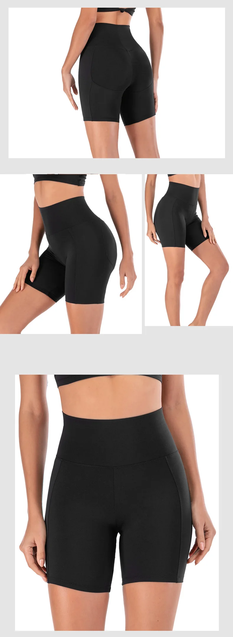 Wholesale Custom Workout Legging Shorts Tight Yoga Fitness Gym Seamless ...