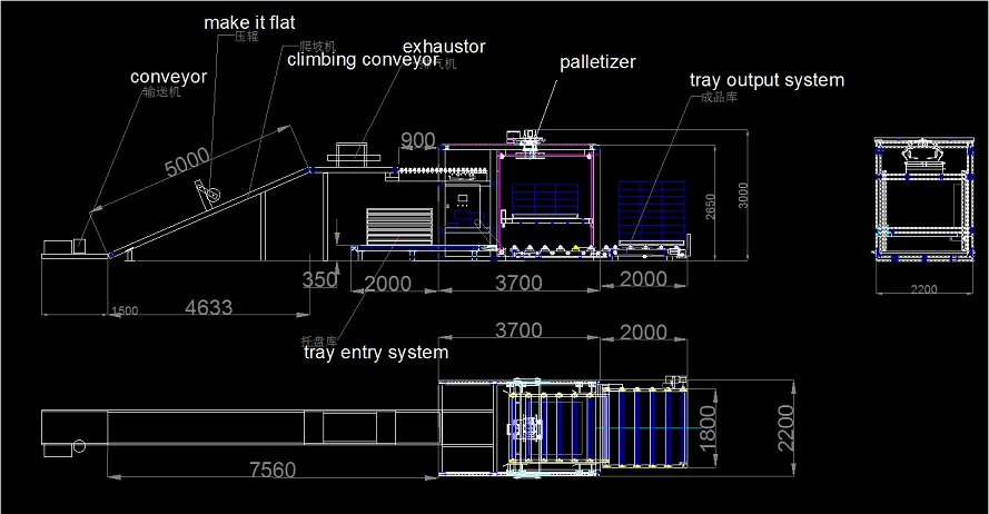 palletizer drawing