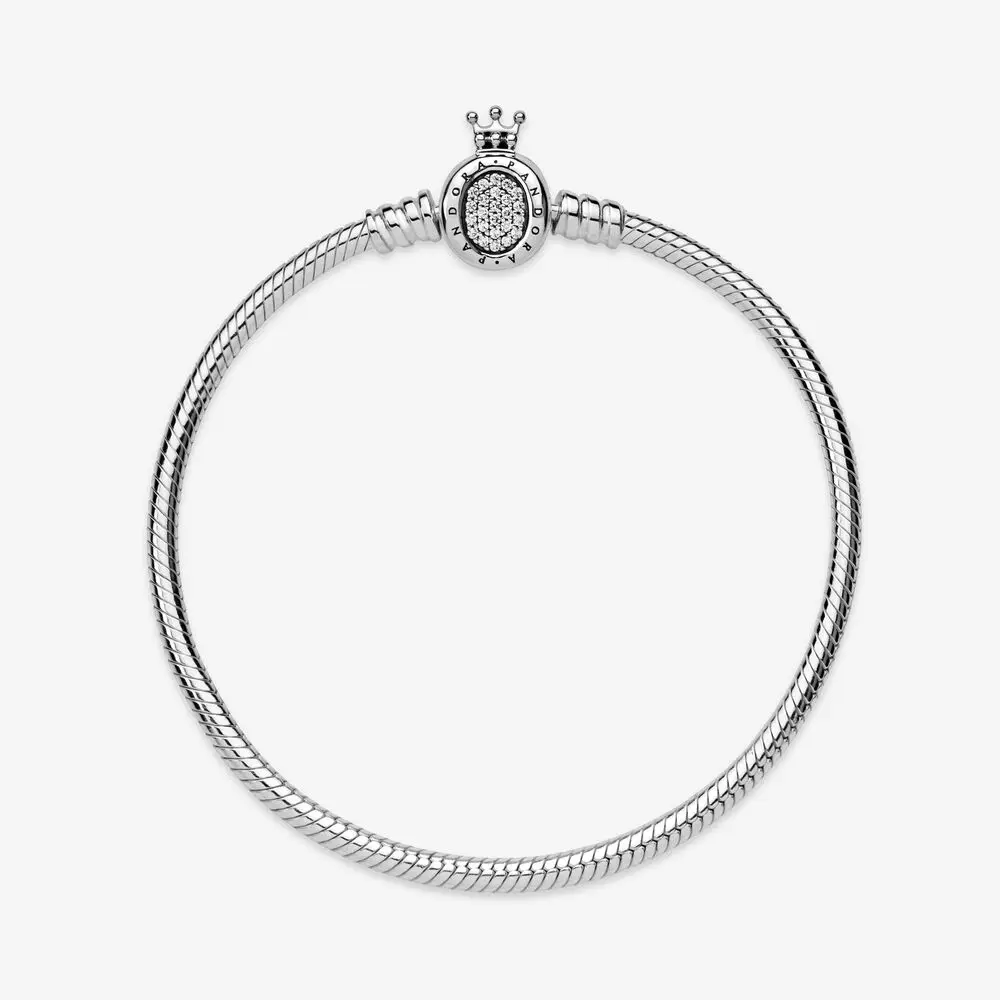 925 Pulsera De Color Corona De Plata Esterlina Pulsera De De 925 Pulsera De Color Corona De Plata Esterlina Pulsera De De