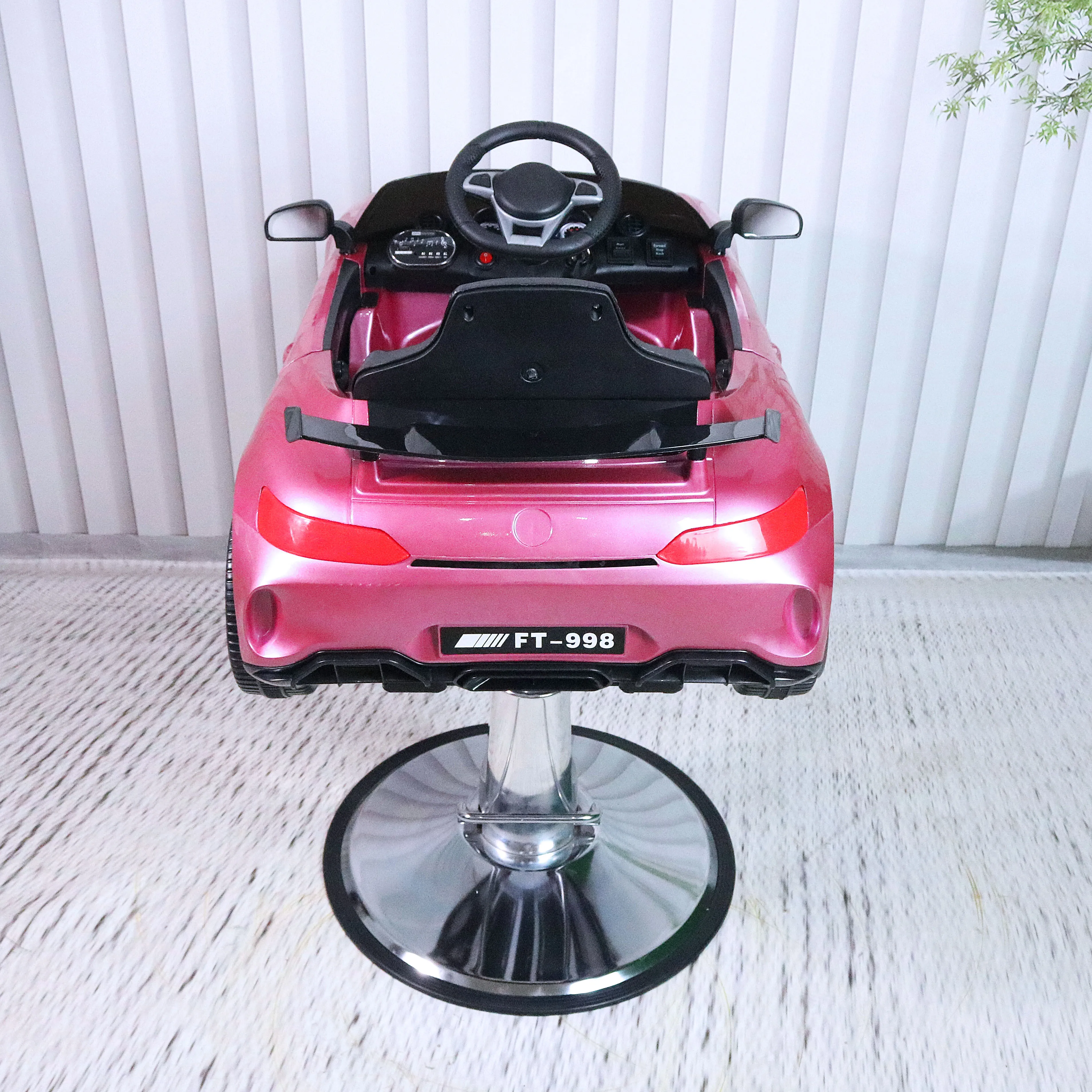 Beauty Kid Cutting Chair Children Car Hairdressing Chair