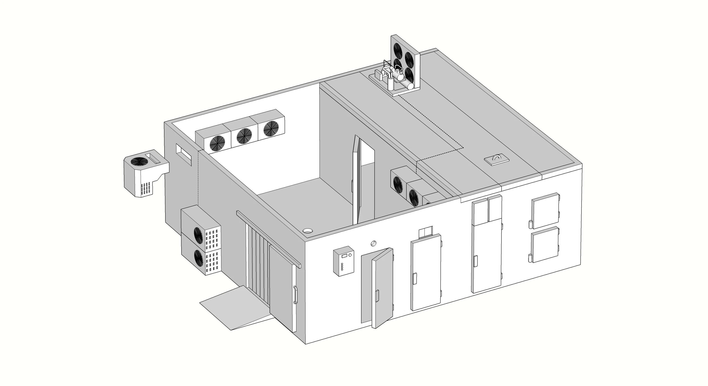 cooling room cold storage With insulation steel painting  Panel