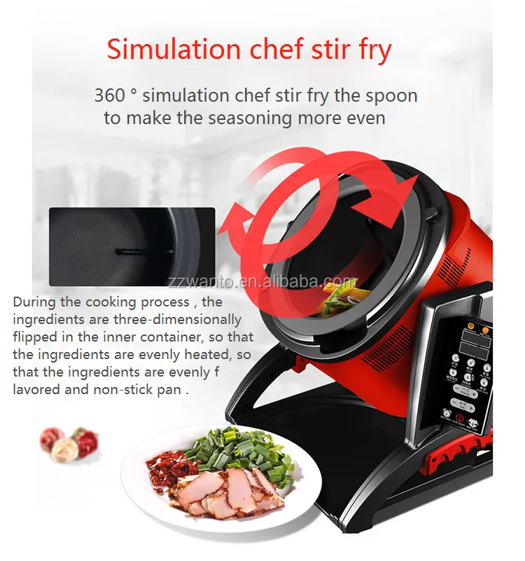 Small-Scale Automated Stir-Fry Machine – Products and Services