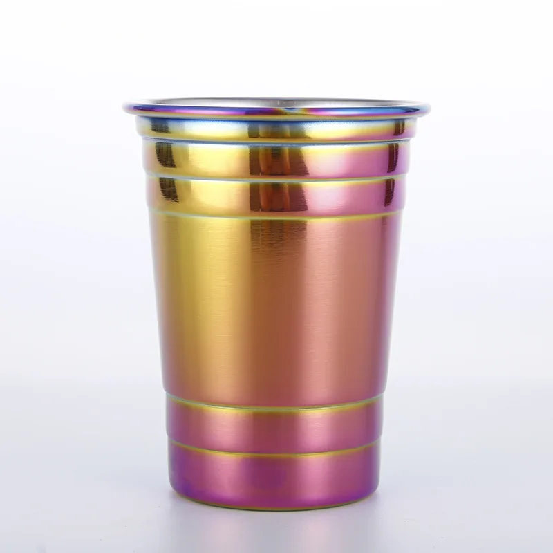 500ml Stainless Steel Party Cups Unbreakable Wine Cup Aluminum Drinking ...