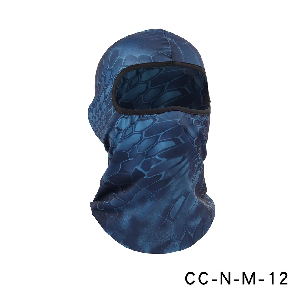 Cagoule Respirante Spandex Fin - Masque Integral Noir 4 Pièces - Moto, Vélo, Déguisement