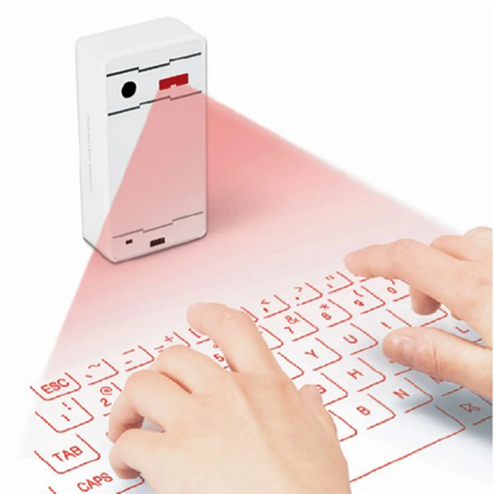 Computer Accessories Innovation Virtual Projection BT wireless Wireless Laser gaming Keyboard for  laptop  Iphone Ipad