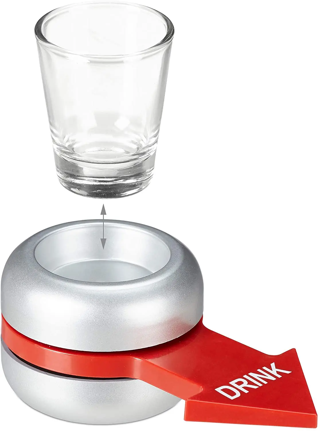 Table Party Funny Drinking Game Spin The Shot,Wine Glass Shot,Spinner