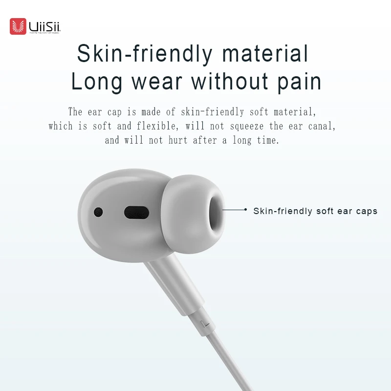 UiiSii CX High Quality Earphone Stereo Earphones Wired Type-C Interface Wired Headset