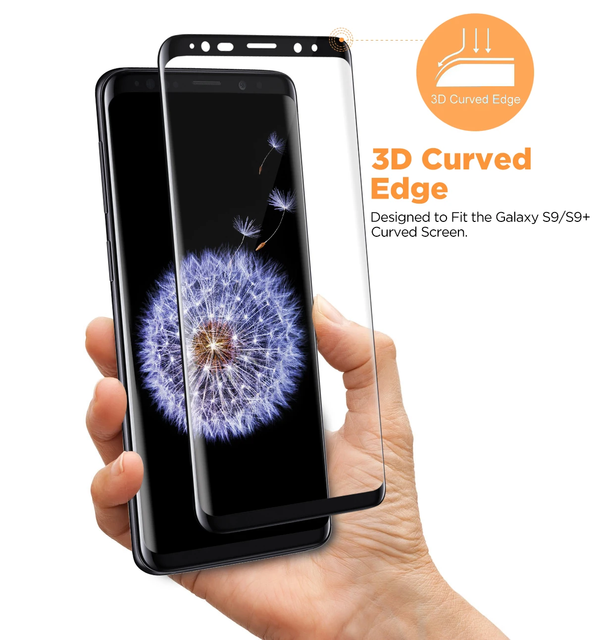 China Manufacturer 9H Full Cover Tempered Glass Screen Protector For Samsung Note 8/S9 With Bsci Certificated
