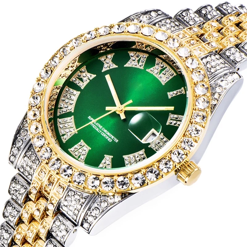 

Top Selling Wrap Bling Watch Mens Watch Cz Diamonds Watches For Men