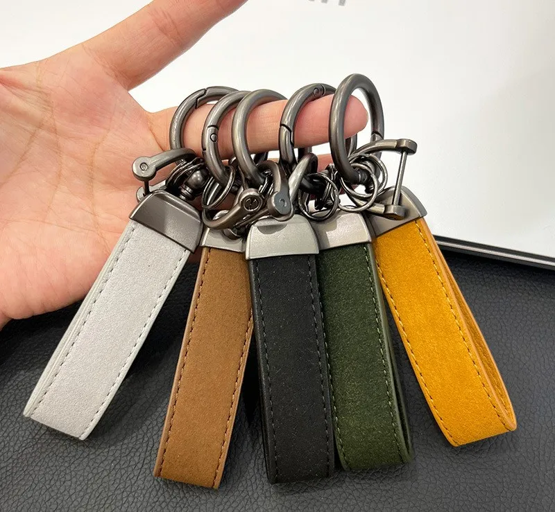 Genuine Leather Key Chains With Digital & Letterpress Printing Premium ...