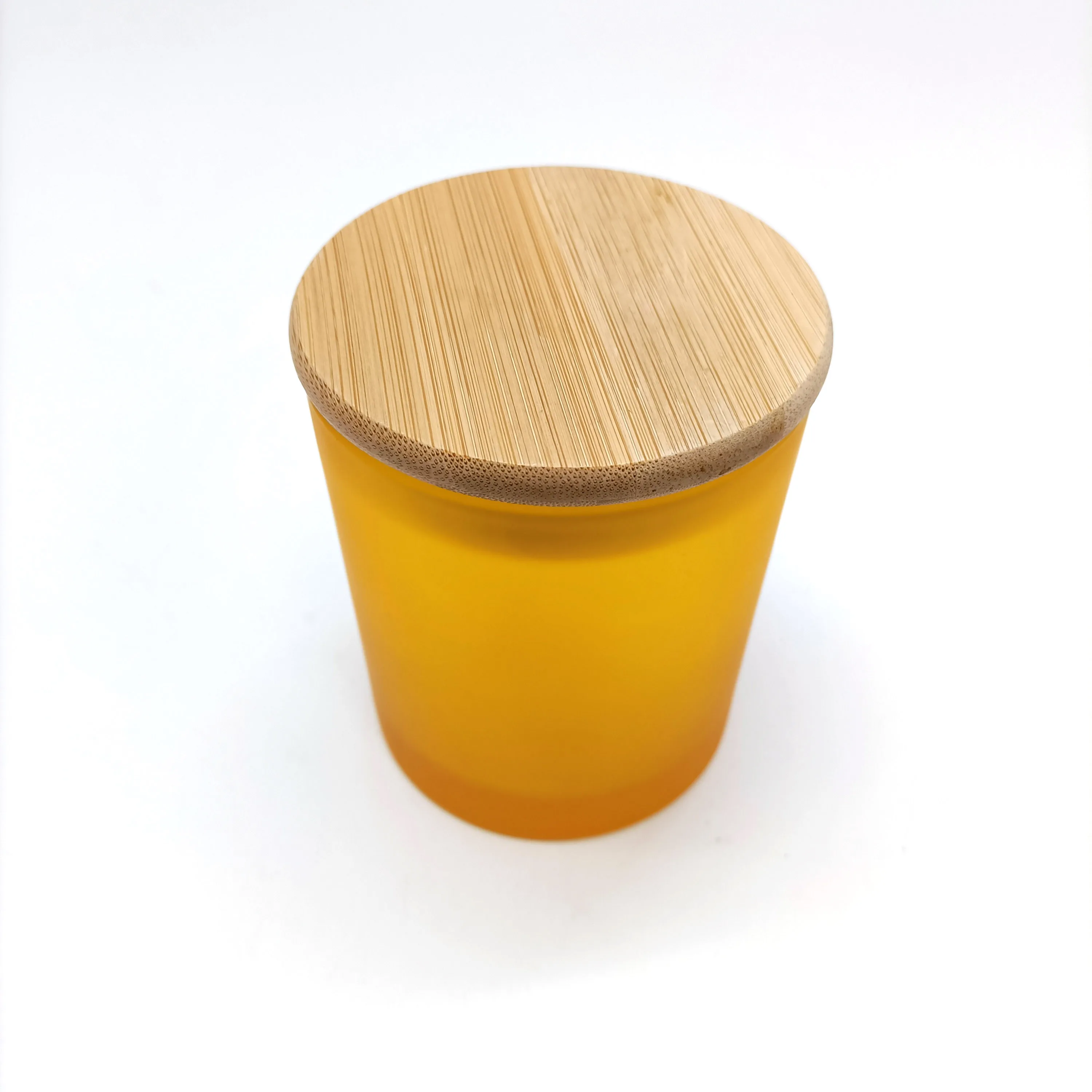 1214oz Large Empty Pink Matte Black White Glass Candle Jars Holder