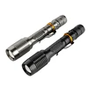 Hot selling high power black super bright long distance torch light high beam rechargeable led flashlight
