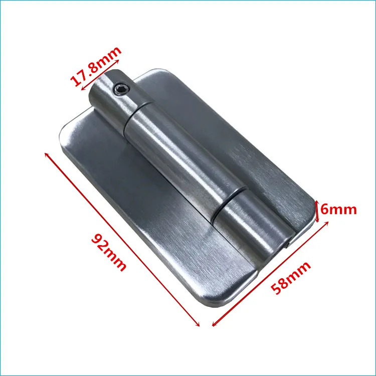 High Quality 304 Stainless Steel Toilet Cubicle Partition Door Spring Hinge with Cover