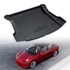 Trunk Mats Customized for Tesla Model 3 Model X Model S Cargo Liner Rear Cargo Tray Trunk Floor Mat Black Rubber Waterproof