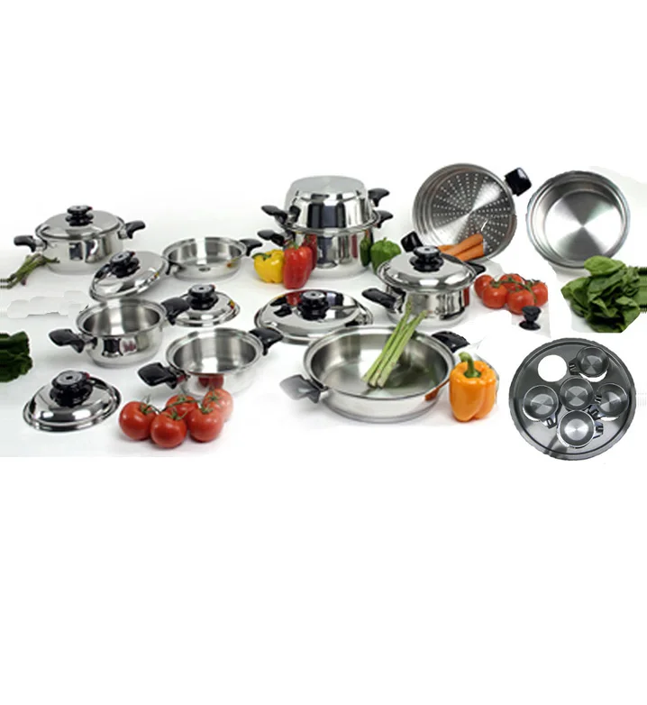 T304 Surgical Waterless Greaseless Stainless Steel Cookware Set Buy T304 Surgical Stainless