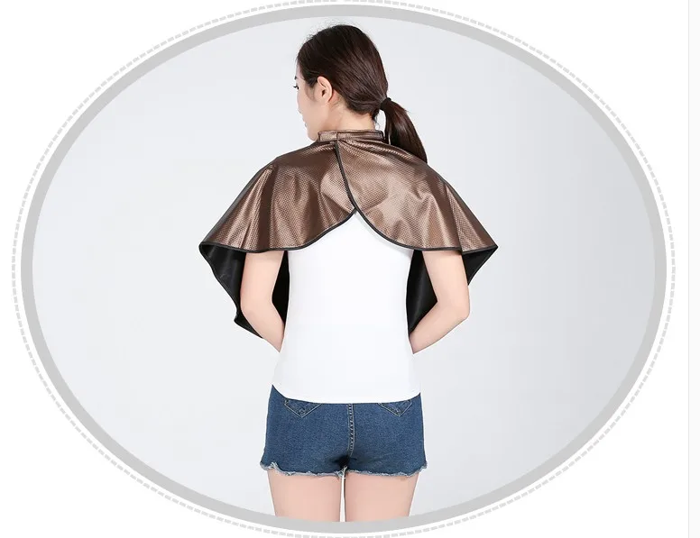 PROFESSIONAL LEATHER HAIR CUTTING HAIRDRESSING BARBER APRON CAPE FOR SALON  SPA