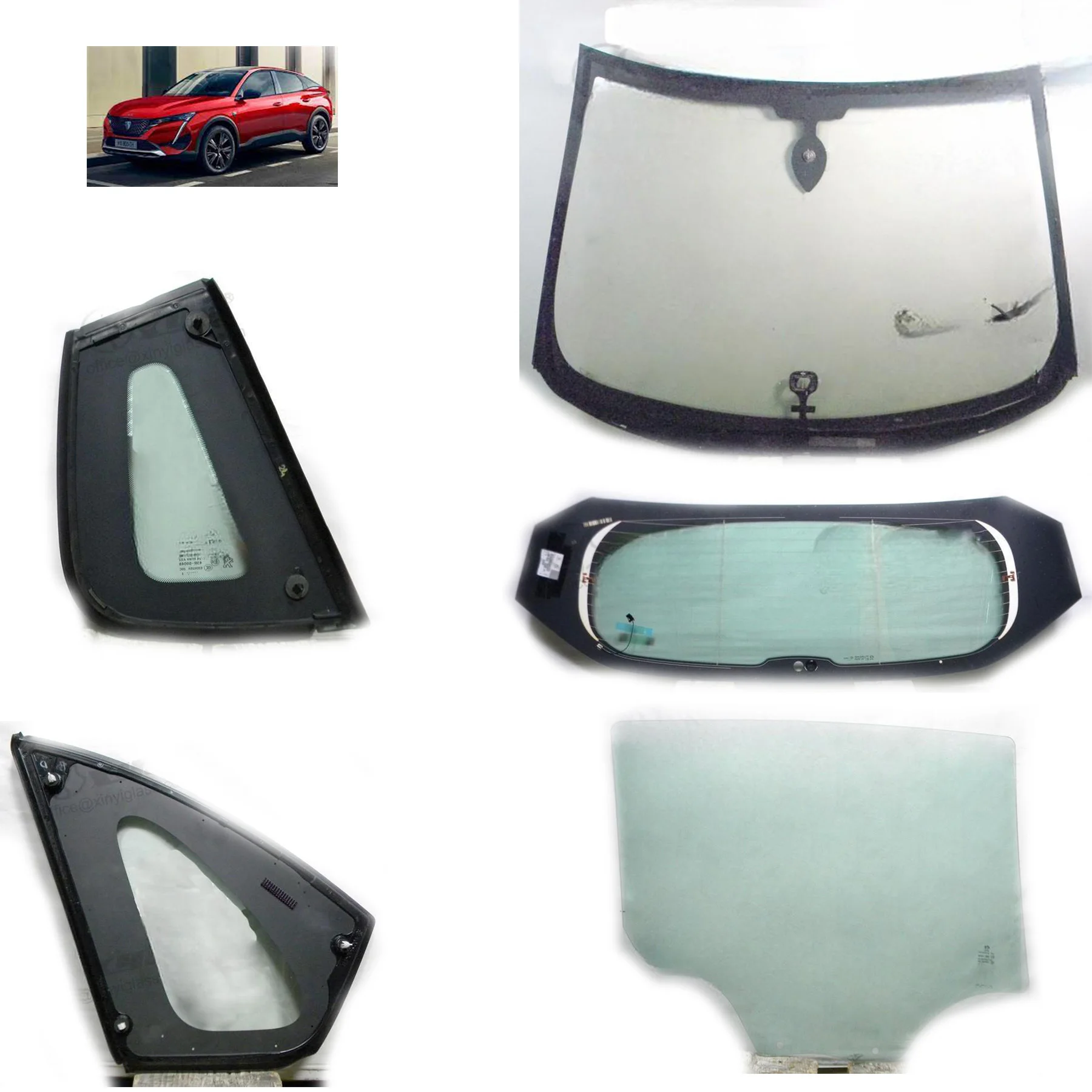 Peugeot 4008 Windshield Glass Sunroof Car Glass Auto Glass Car Parts