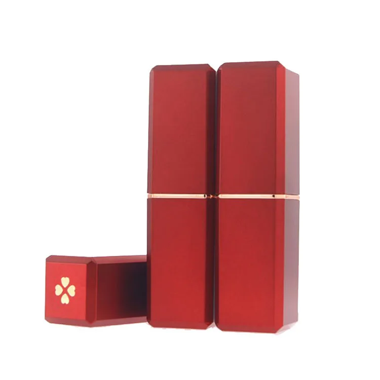 matte red lipstick tubes