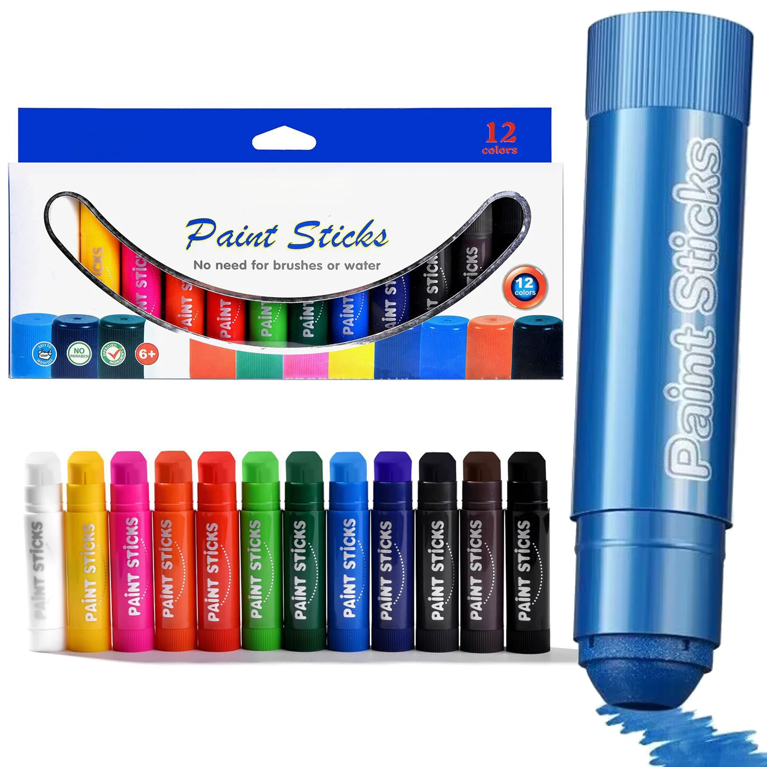 Non-toxic Quick Drying Crayons Art Colorful Set For Kids Soft Pastel 