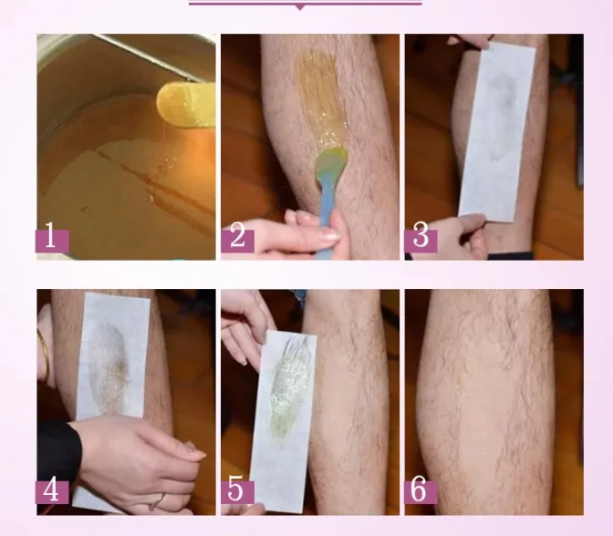 Как можно снять воск Wholesale Disposable Body Waxing Strips 100 Pcs Hair Removal Depilatory Paper No