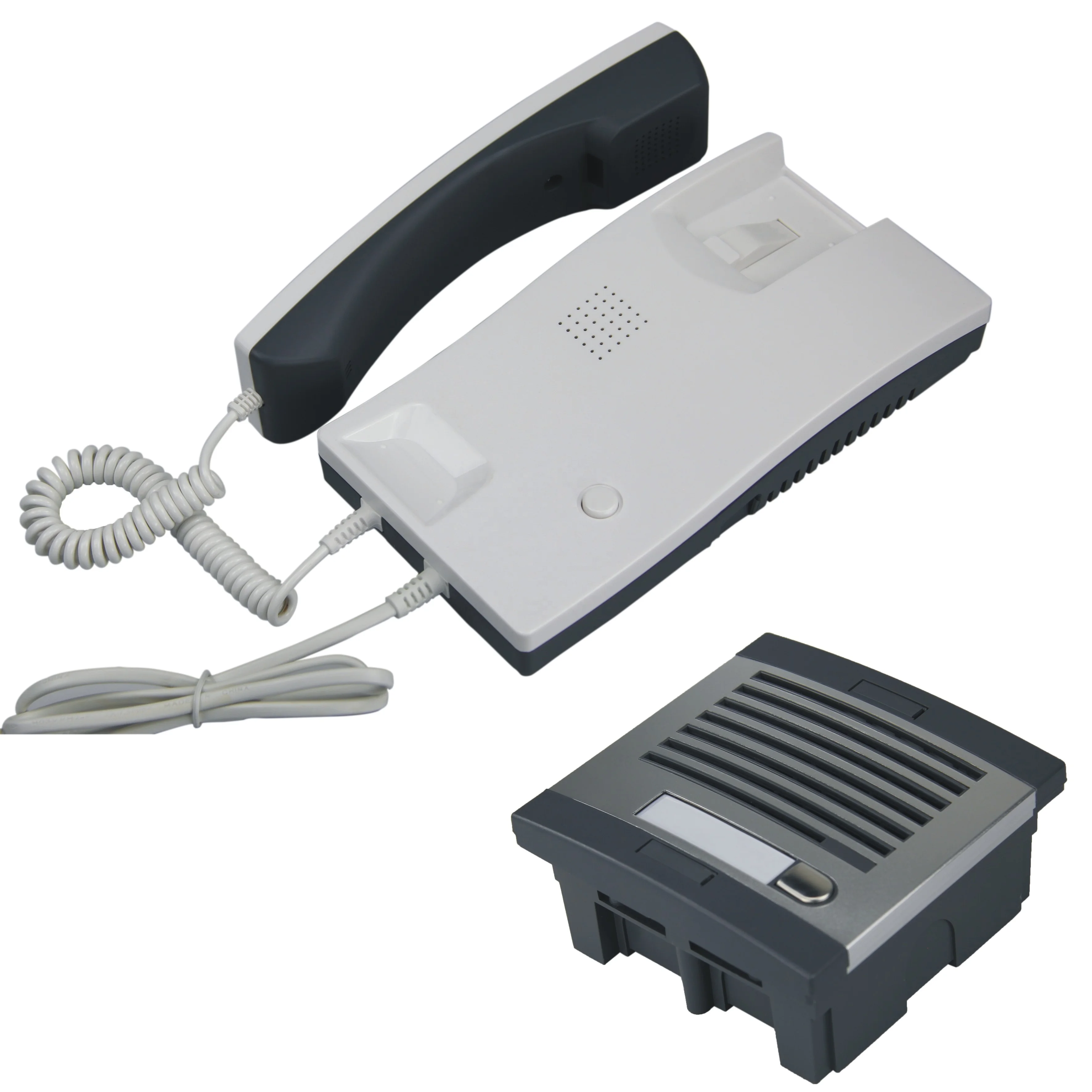 
2-Wires Door Entry Kit Metal Panel Single Villa Elegant S Style Non-polarity DIY High Quality Ding-Ding-Dong Melody Ring 