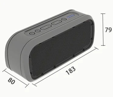 IPX7 Waterproof Drop resistance Wireless Portable Small Blue-tooth Speaker - ANKUX.COM