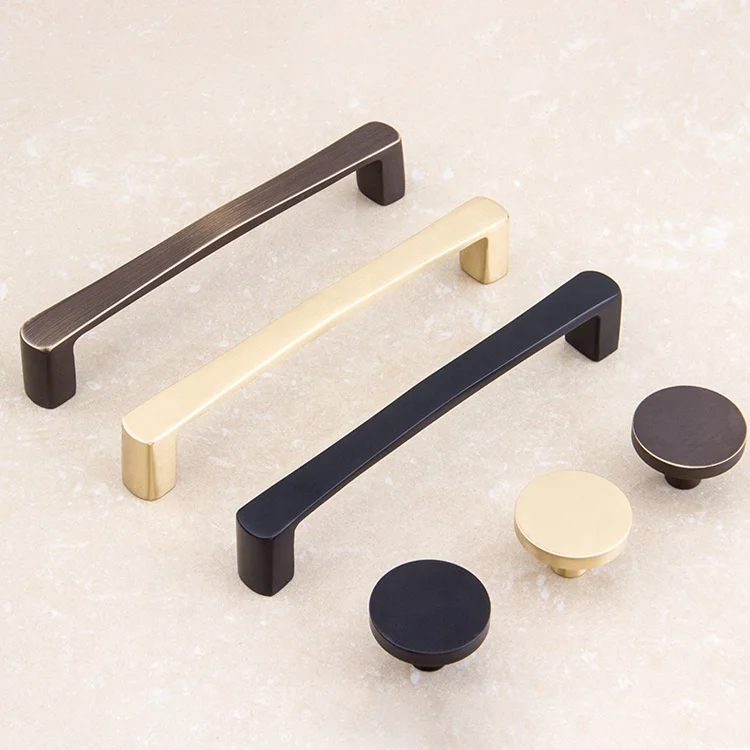 Vintage Decorative Rose Gold Kitchen Pull Handles And Knobs