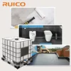 Synthetic acrylic resin emulsion with high adhesion is used for exterior wall painting synthetic acrylic resin emulsion