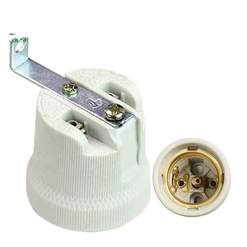 E27 Ceramic Lamp Holder Light Socket For Edison Bulb Lamp Bases