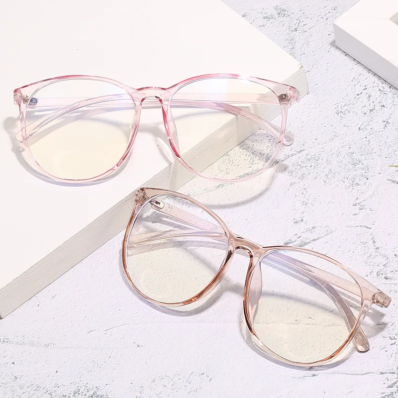 Unisex Transparent TR90 acetate blue light blocking glasses women men  Anti Blue Light blocking Glasses Frame for adults