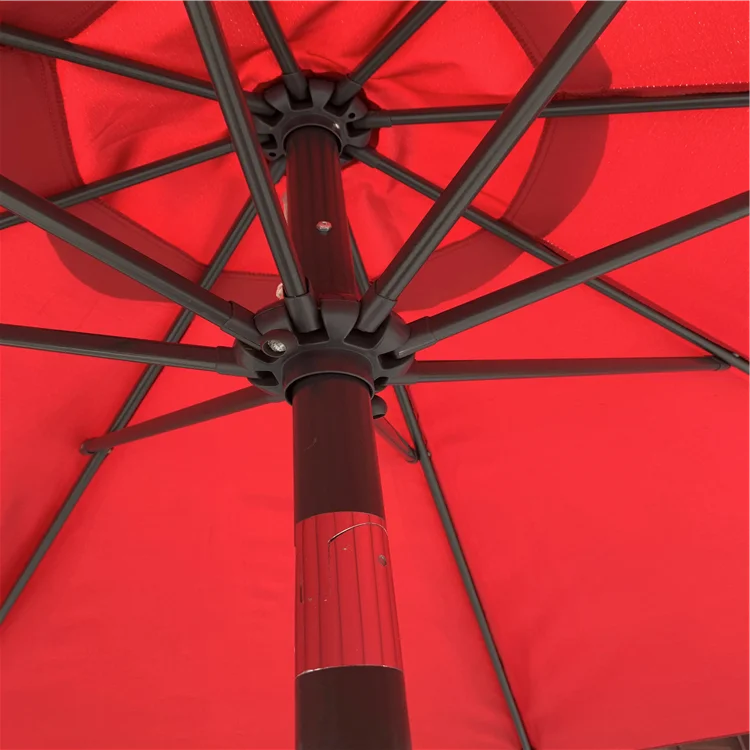 Parasol Steel Frame Garden Waterproof Polyester Patio Outdoor Umbrella