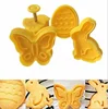 New Product 4Pcs/Set Easter Egg Chicken Shape DIY Biscuit Die Spring Press Stereo Cookie Cake baking Tool 2020