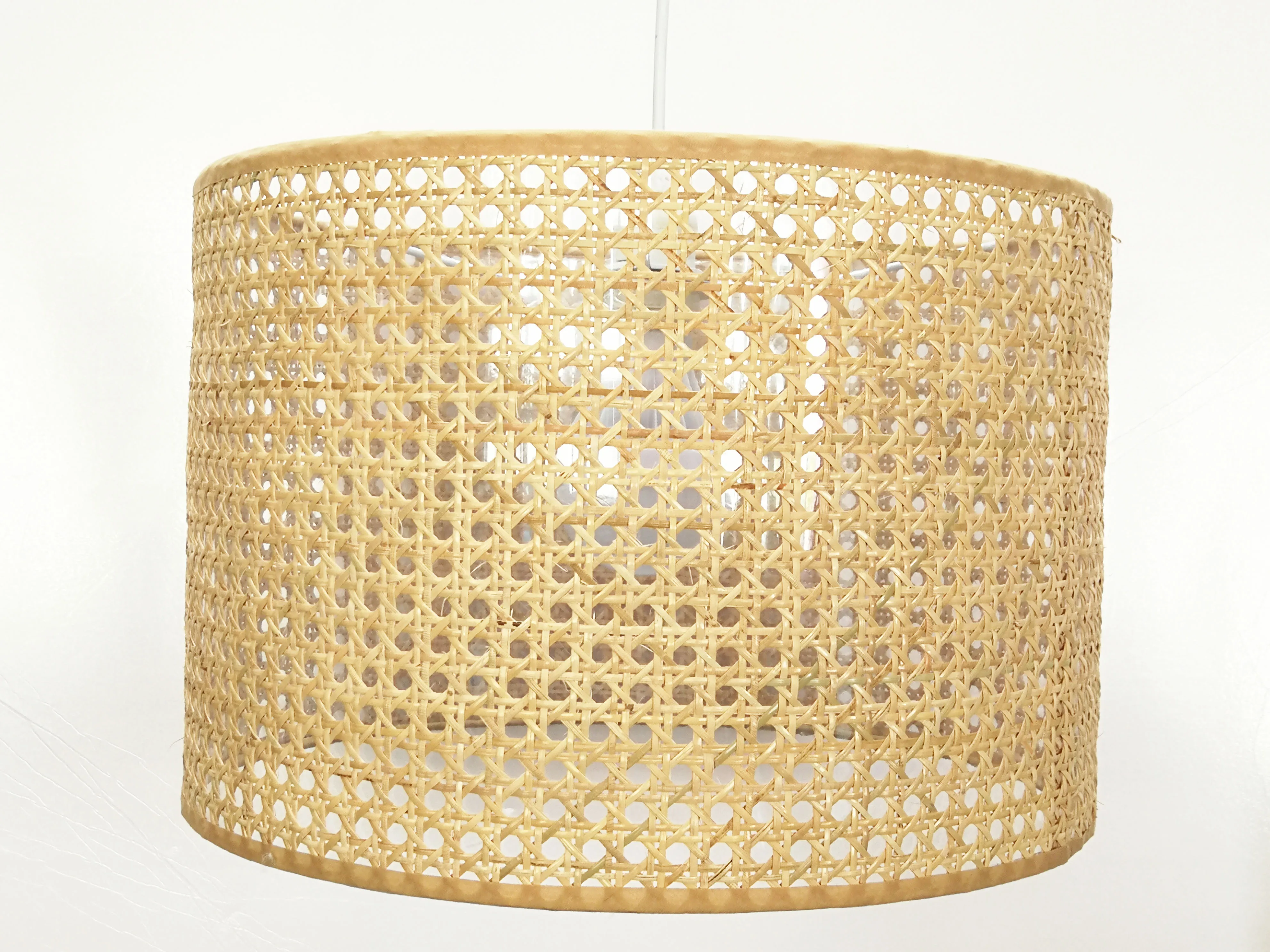 lattice rattan lamp shade