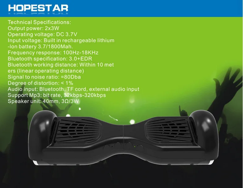 Hopestar-h7 Innovative Twister Portable USB Card Bluetooth speaker - ANKUX Tech Co., Ltd