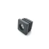 25mm*25mm M6 Square Plastic Pipe Plug Furniture Foot Mats Tube Cover Dustproof Pipe Fittings with Nut