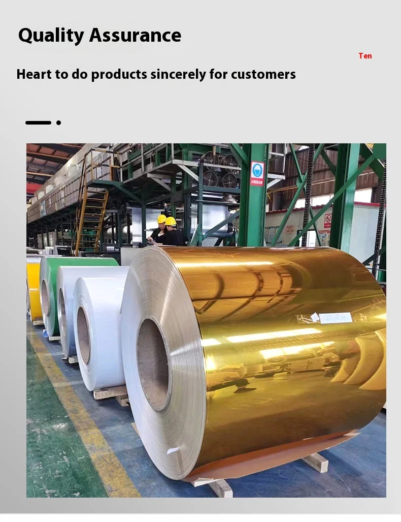 Manufacturer's Durable Color Steel Coil 100 Color Options for Printing & Coating Durable Metal Plate